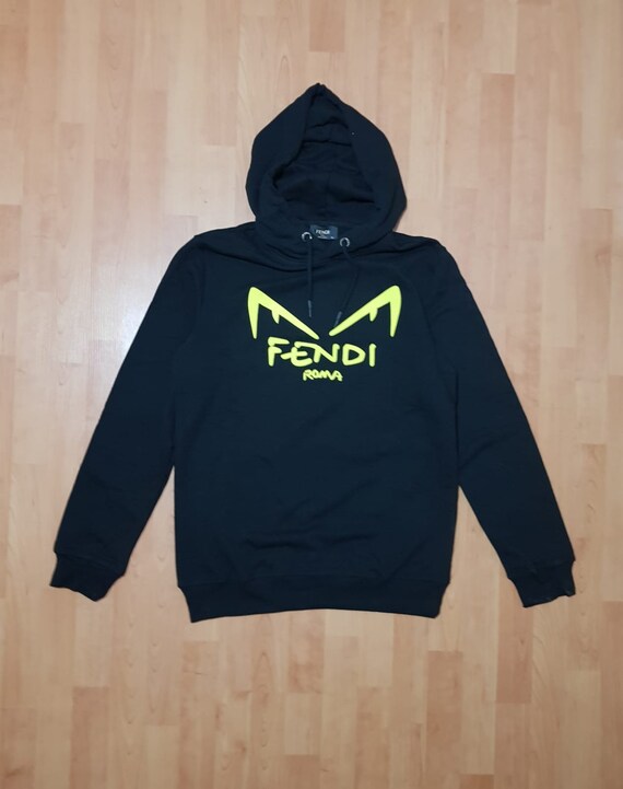 2XL-FENDI Hoodie Vintage Cotton Unisex 