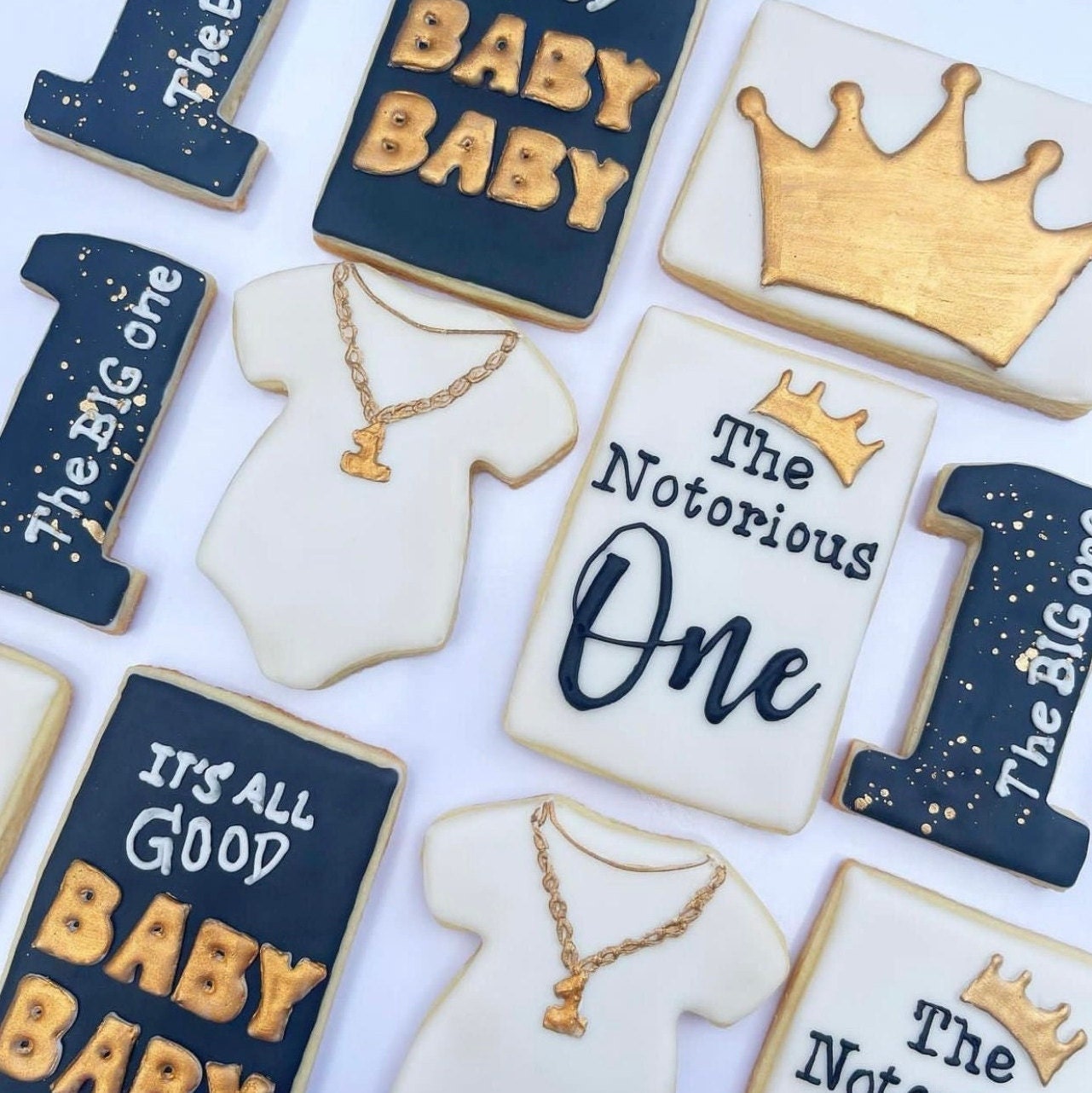 The Notorious One Sugar Cookies | Birthday Cookies | First
