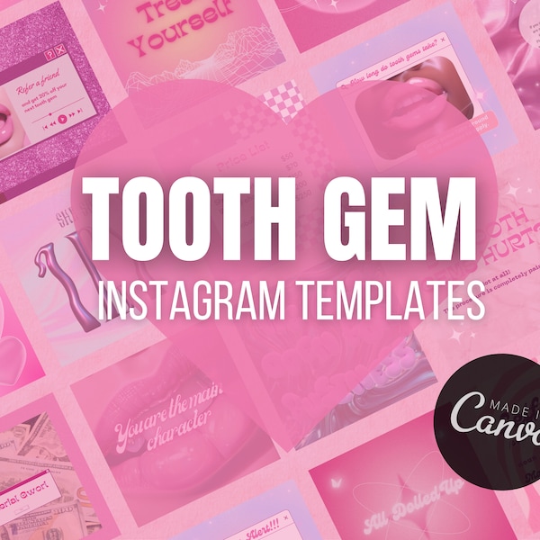 Tooth Gem Instagram Templates