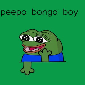 Peepo Bongo Cat Animated Emote - Twitch | Cute, Chibi, Cartoon for Streamers