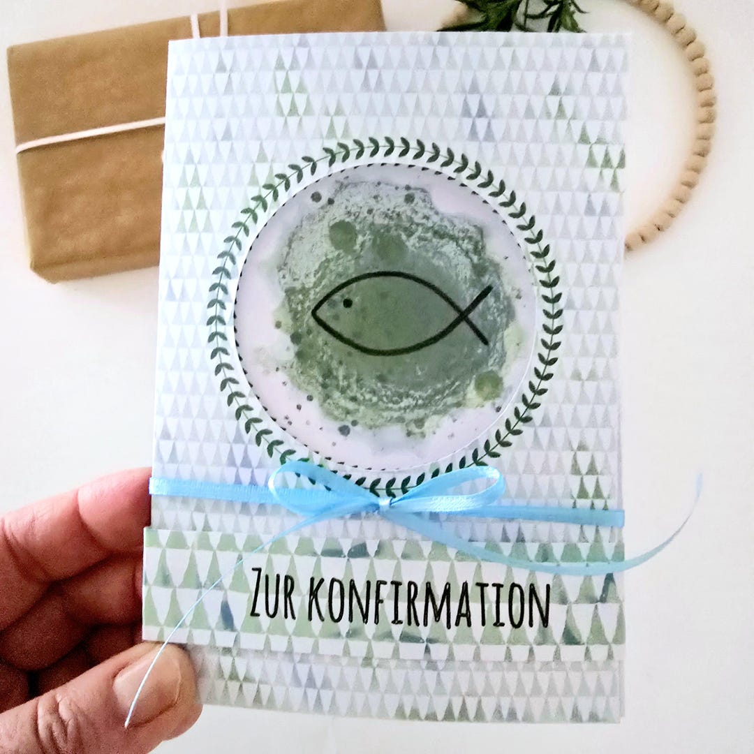 Motif Confirmation DIY PDF Folding Card for Confirmation & Communion – Creative Template ...
