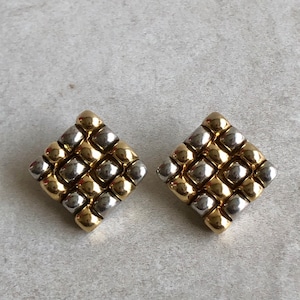 Vintage 1980 clips signed Paco Rabanne