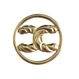 Brooch Chanel non signé vintage 1980