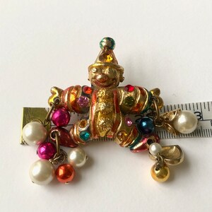 Broche Vintage Jacky De G - Résine, Pièce Unique D'occasion