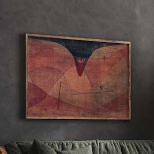Paul Klee Print, Aviatic Avolution (1934), Klee Abstract Art, Mid Century Poster, Home Decor, Wall Gallery, DIGITAL DOWNLOAD