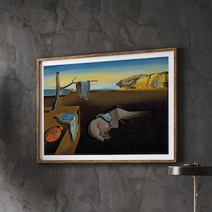 Dalí, La persistencia de la memoria, 1931, pósteres premium, impresión artística de Dalí, Museo de Arte Moderno, descarga digital