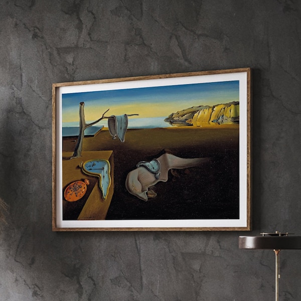 Dali, The Persistence of Memory-1931, Premium Poster, Dali Art Print, Museum of Modern Art, digitaler Download