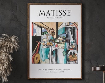 アンリ・マティスの版画「La Desserte」（1915年）、フランス人
