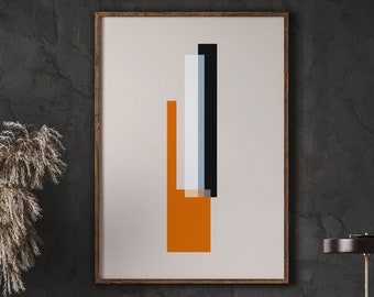 Bauhaus Less is More Exhibition Print | Digital Print | Quotes