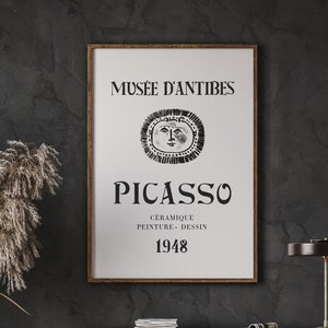 Pablo Picasso Premium Posters, Wall Art, Minimalist Poster, Line Drawing, Ideal Gift, Vintage Art, Instant Download