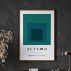 Vintage 1960 Josef Albers Vintage 1960 Josef Albers
