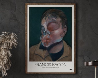 Poster Francis Bacon, Surrealist Art, Self-Portrait, Interior Design, Art Poster, Gallery Art, Download Print