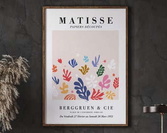 Matisse Exhibition Poster, Tate Modern Wall Art (Instant Download)