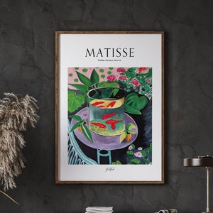 アンリ マティス展ポスター - 金魚のある静物画 - フランス美術