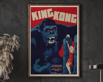 映画「キングコング対ゴジラ」復刻版ポスター(B1サイズ) 映画「キングコング対ゴジラ」復刻版ポスター(B1サイズ) 【公式通販】