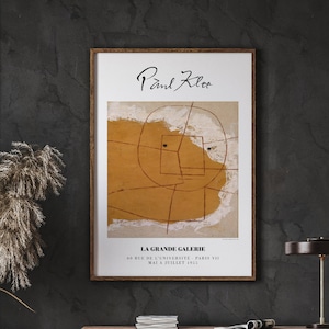 Paul Klee Poster, Premium Posters, Klee Art Print, Museum of Modern Art, Exhibition Poster, Wall Gallery, Digital Art Print