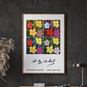 Andy warhol flowers - Etsy 日本