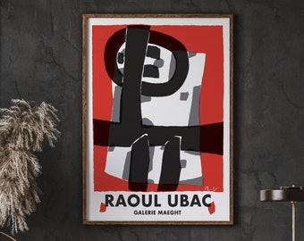 Gallery Maeght Exhibition Poster, Raoul Ubac Art Print Gallery Maeght Exhibition Poster, Raoul Ubac Art Print