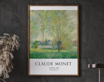 "Monet ""Die Weiden"" Druck, Französisches Impressionistische Kunst (Digitaler Download)