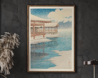 Kawase Hasui Japanese Art Print, Gallery Wall Decor (Digital Download)