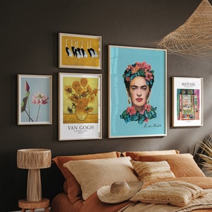 Gallery Wall Art Set of 5, Maximalist Wall Decor, Eclectic Print Set, Wall Prints Bundle, Digital Download