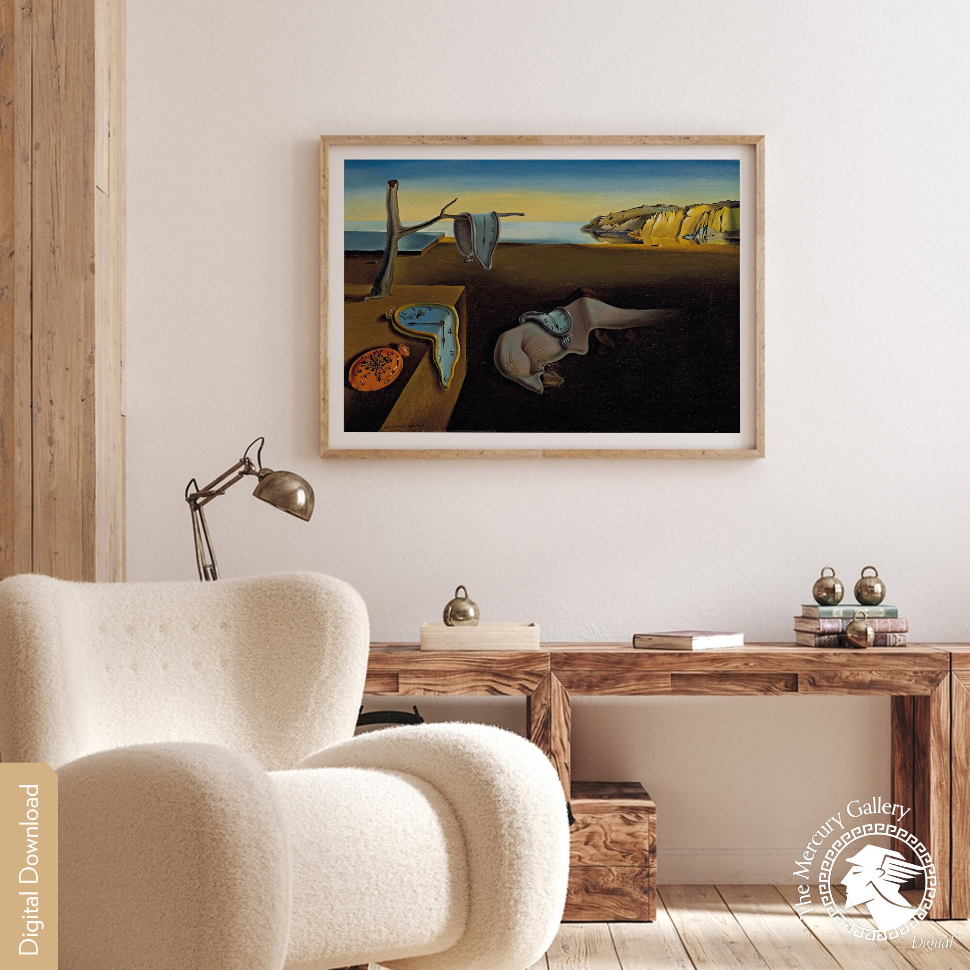 Dali、Persistence of Memory、希少画集画、新品額付 Dali、Persistence of Memory、希少画集画、新品額付