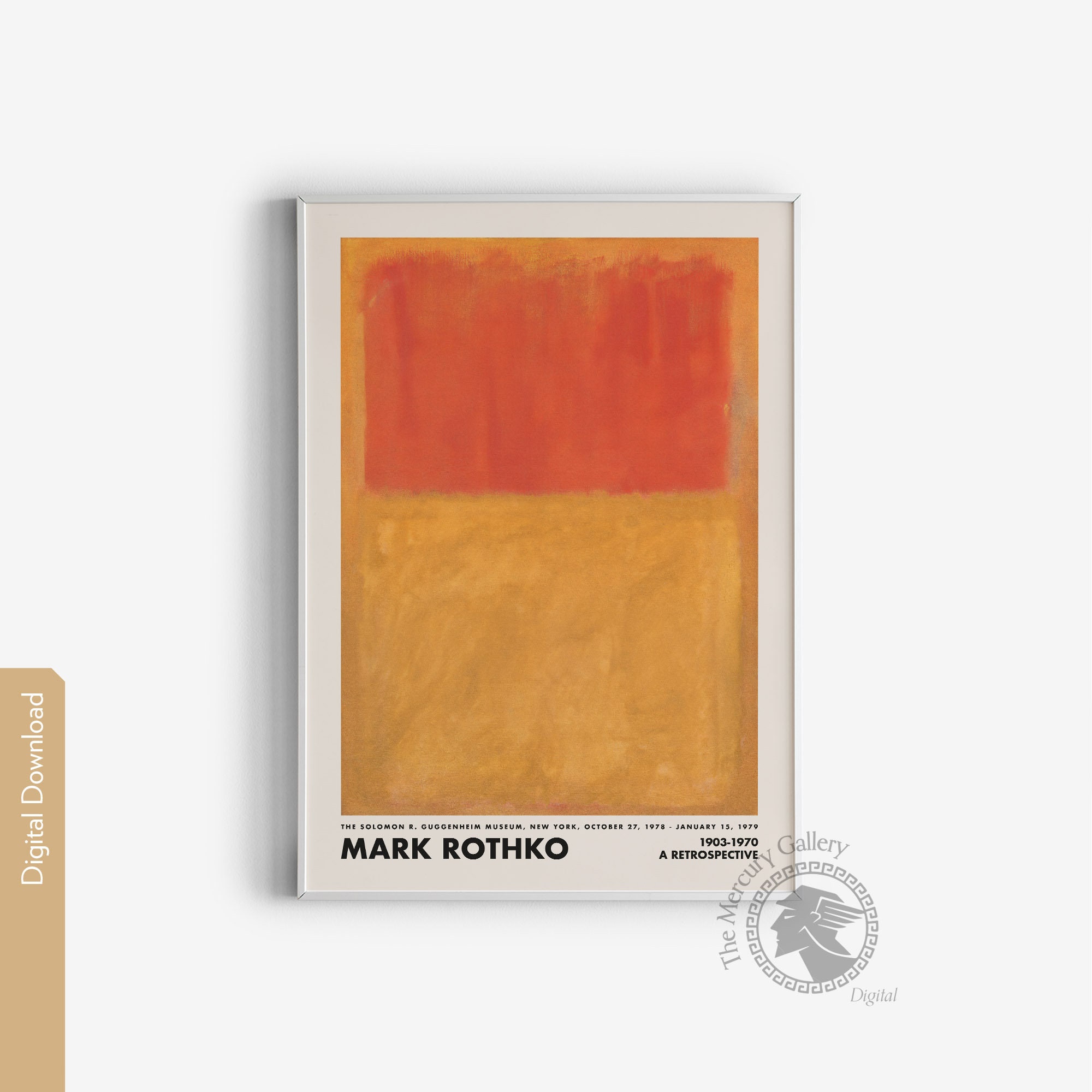 Mark Rothko Abstract Art Print, Museum Wall Art (digital Download) - Etsy