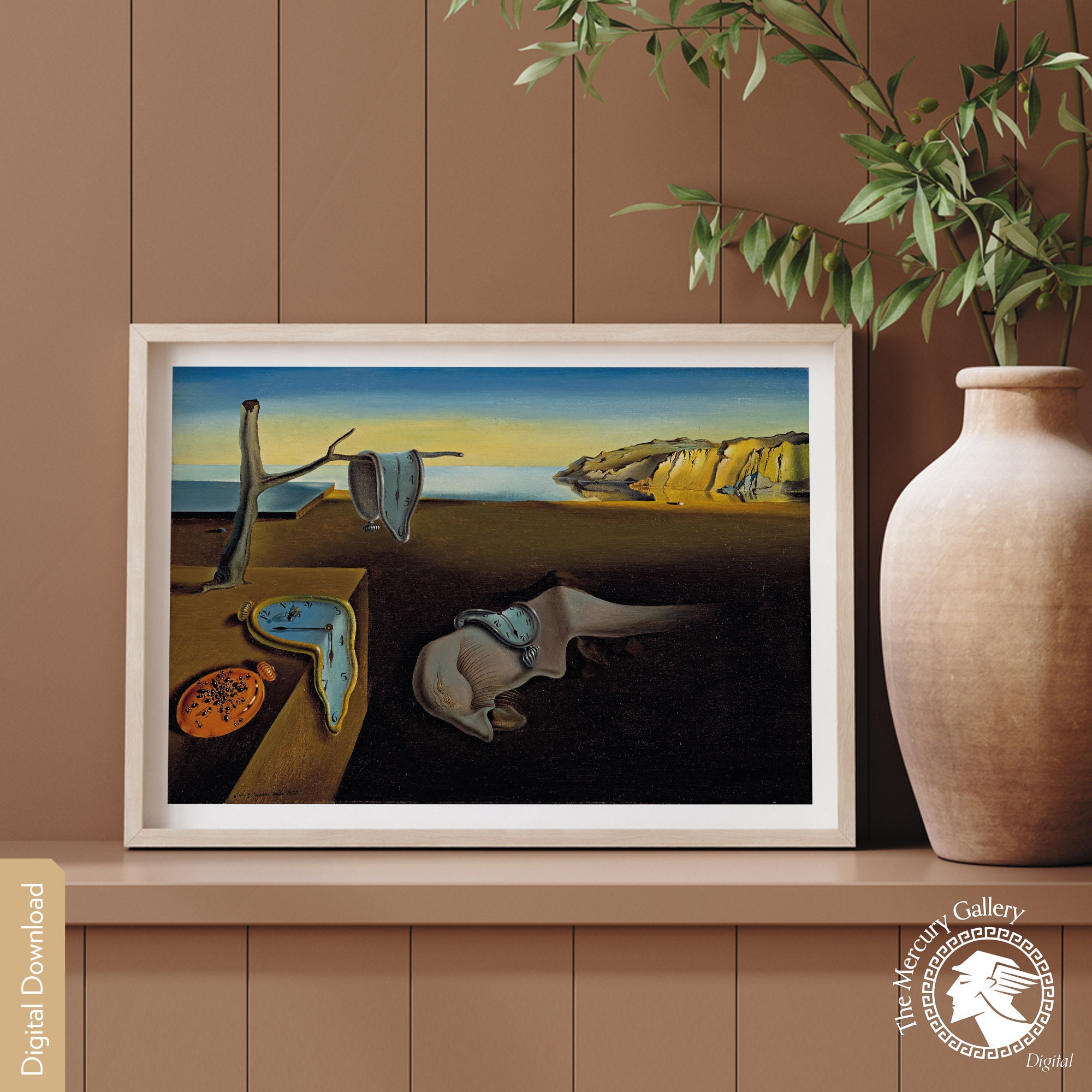 Dali、Persistence of Memory、希少画集画、新品額付 Dali、Persistence of Memory、希少画集画、新品額付