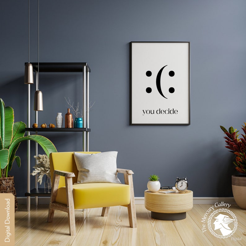 Du bestämmer Smiley Face-tryck, Hemmakontorsinredning (digital nedladdning) bild 8