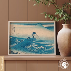 Hokusai Art Print, Kajikazawa in Kai Province, Japan Wall Art, Hokusai Wall Art, Japanese Art Print, Japanese Decor, DIGITAL DOWNLOAD