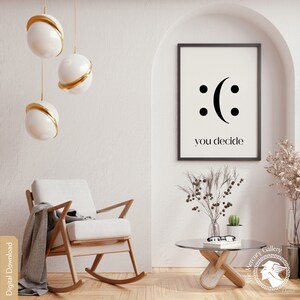 Du bestämmer Smiley Face-tryck, Hemmakontorsinredning (digital nedladdning) bild 9