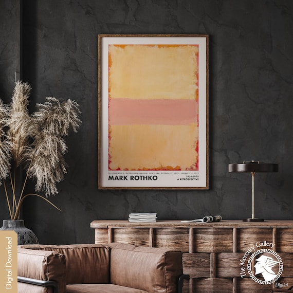 Mark Rothko Abstract Art Poster, Museum Wall Art (Digital Download)