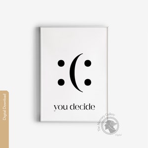Du bestämmer Smiley Face-tryck, Hemmakontorsinredning (digital nedladdning) bild 5