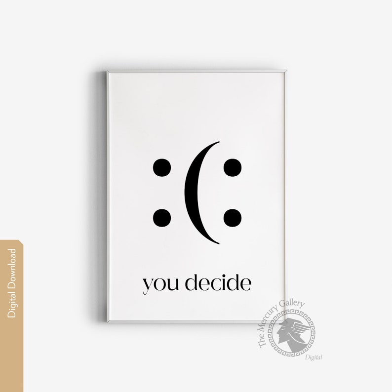 Du bestämmer Smiley Face-tryck, Hemmakontorsinredning (digital nedladdning) bild 5