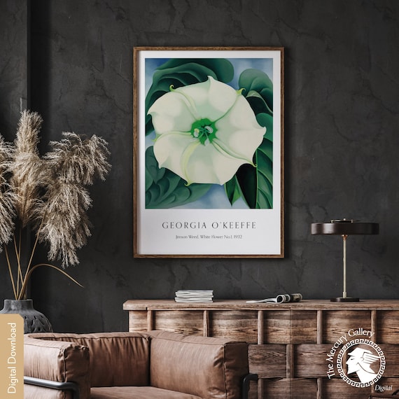 Georgia O'keeffe Poster, Jimson Weed, White Flower No:1 - 1932