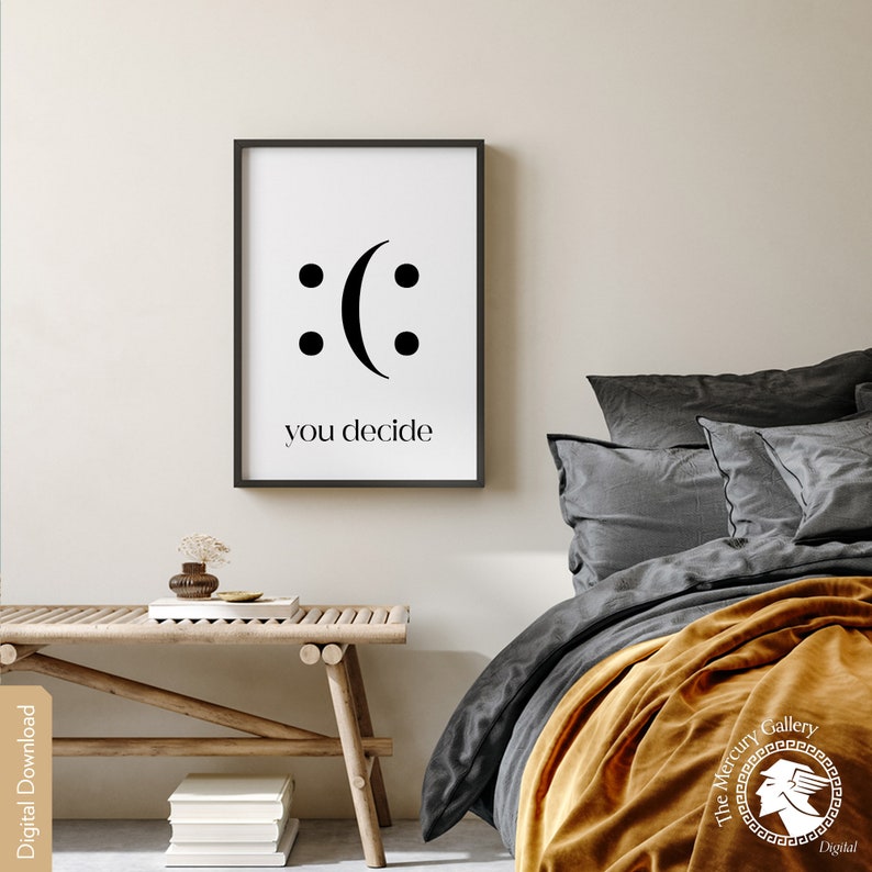 Du bestämmer Smiley Face-tryck, Hemmakontorsinredning (digital nedladdning) bild 6