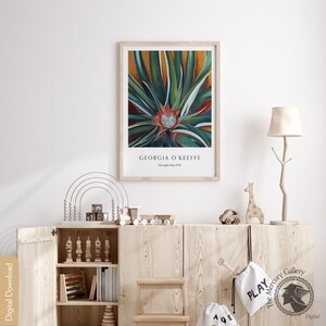 Georgia O’keeffe Poster, Pineapple Bud - 1939, Trendy Beautiful Large ...