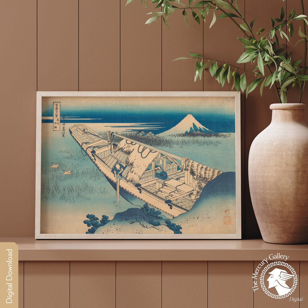 Hokusai Mount Fuji Ukiyo-e Print, Japanese Wall Art (digital Download ...