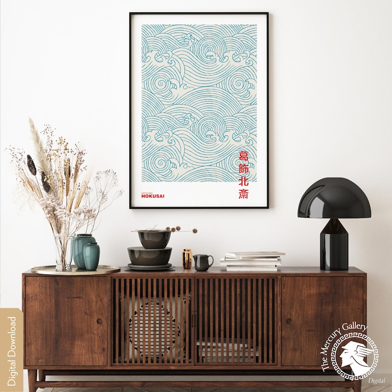 Hokusai Waves Print, Vintage Japanese Art (Digital Download) image 9