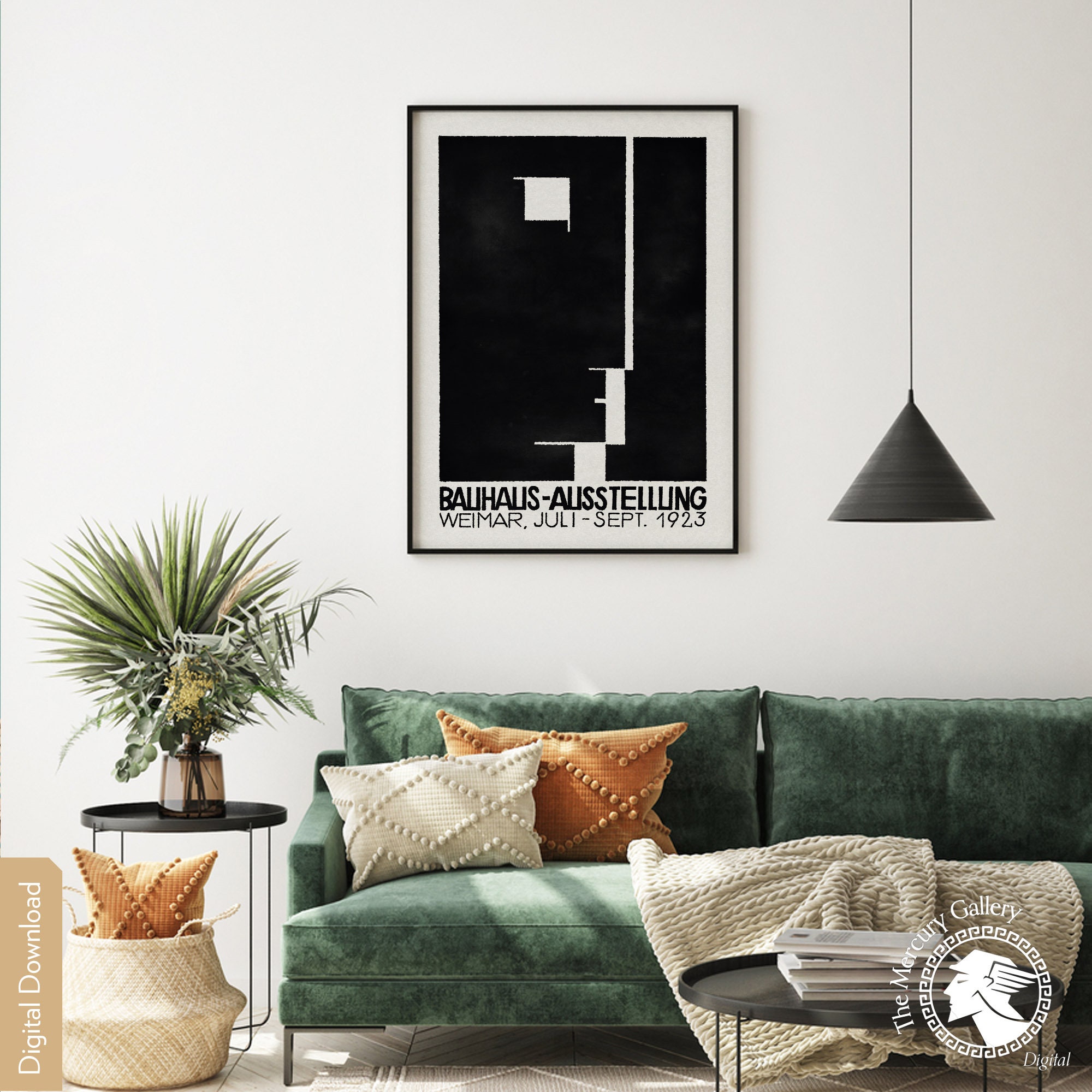Bauhaus Exhibition Poster, Minimalist Art Print (digital Download) - Etsy