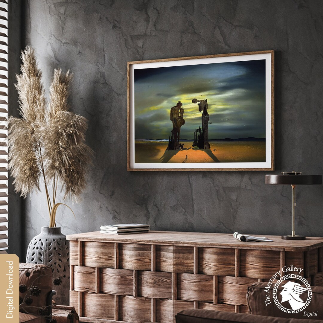 Salvador Dali Poster, Archeological Reminiscence of Millets Angelus