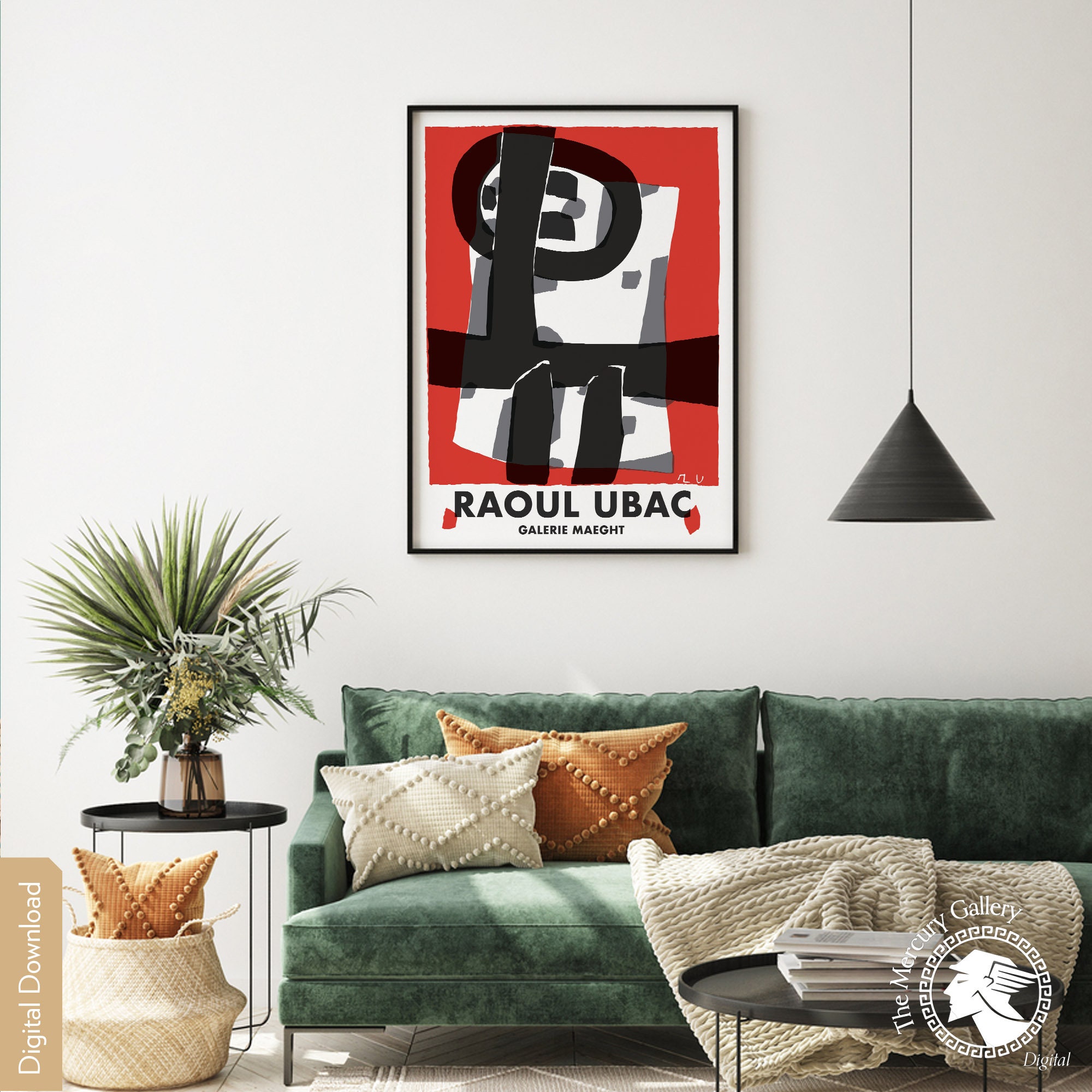 Gallery Maeght Exhibition Poster, Raoul Ubac Art Print