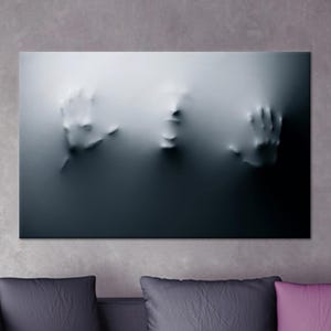 Scremen Mann Leinwand Poster, moderne 3D Leinwand, Büro Poster, personalisierte Baby Geschenk Wohnzimmer Dekor Leinwand,