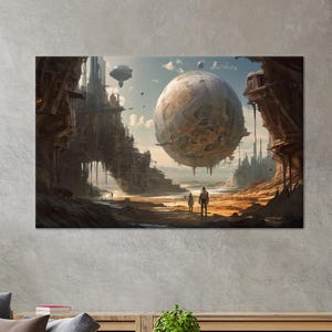 Ice Queen Canvas Art: Fantasy Princess, Winter Landscape