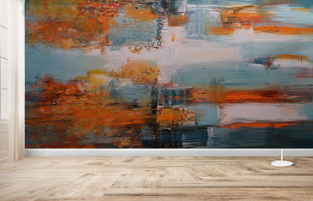 Buy Modern Wall Paper,custom Wall Paper,autumn Wall Art,bright Wall
