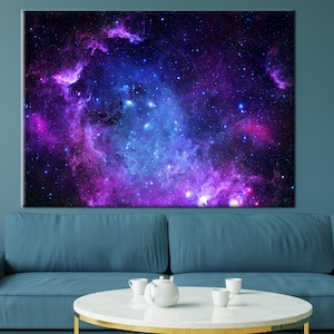 Landschaft Poster, Himmel Kunst Leinwand, Sternenbild, Natur Leinwand Kunst, Galaxie Leinwand, Nacht Kunst, Weltraum Kunstwerk, Ansicht Poster,