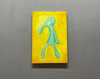 Kunst auf Leinwand, Kunst auf Leinwand, Thaddäus Malerei Druck, Abstraktes Leinwand Geschenk, Kühnes Leinwand Poster, Modernes Kunstwerk,