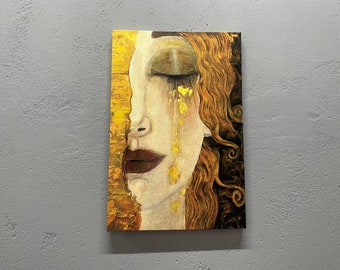 Lágrimas Doradas: Impresión 3D, Decoración de Pared Moderna