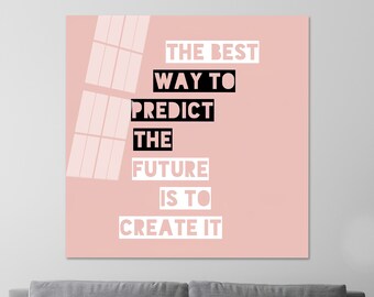 Custom Tempered Glass Wall Art: Motivational Quote Decor