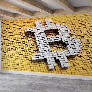 Adesivi murali moderni, poster da parete Crypto, stampa da parete Crypto Money, adesivi per pareti, regalo di inaugurazione della casa, carta da parati Bitcoin, carta adesiva,